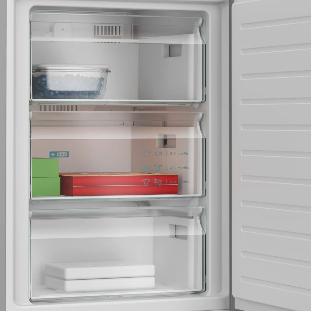 Réfrigérateur congélateur bas SIEMENS  KG36NEICF iQ300 186x60cm
