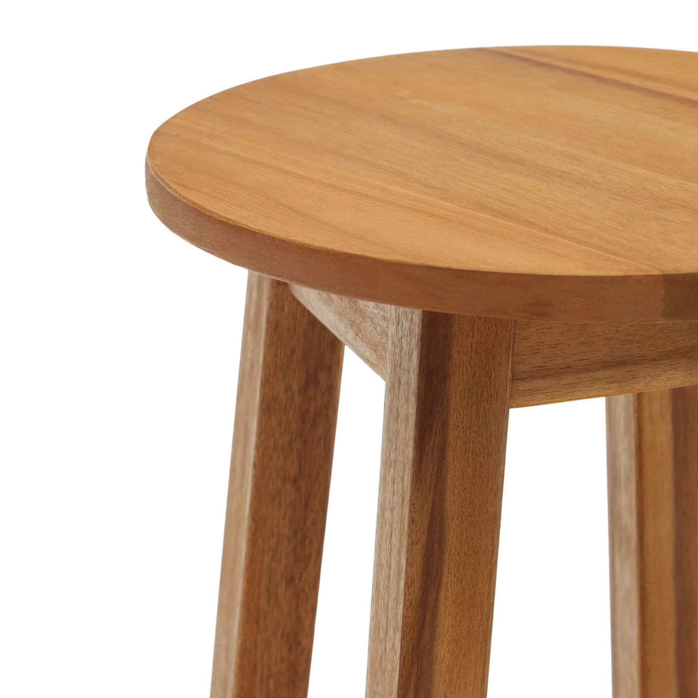 Lot de 2 Repose-pieds de jardin KAVE HOME Amel en bois d'acacia