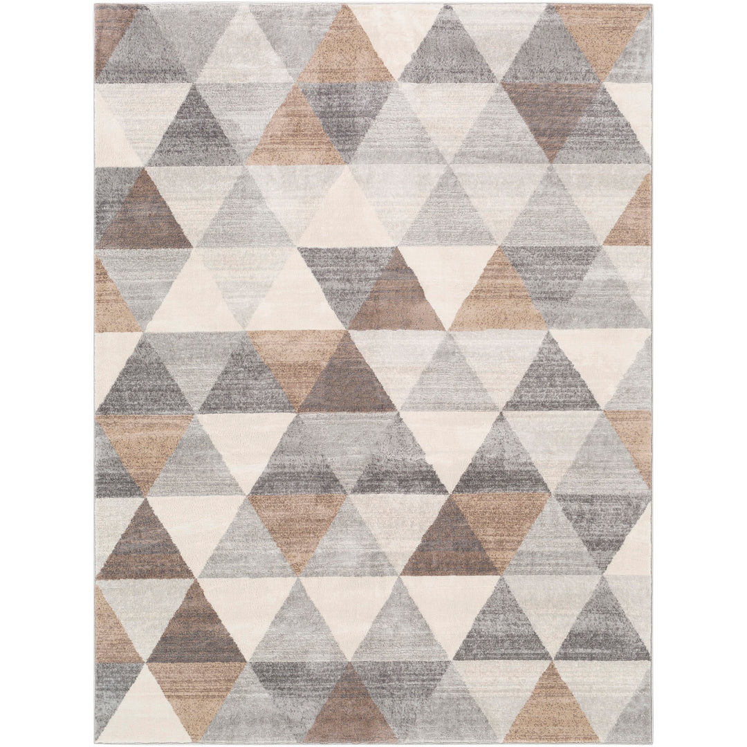 Tapis Scandinave Moderne Blanc/Marron Fujairah