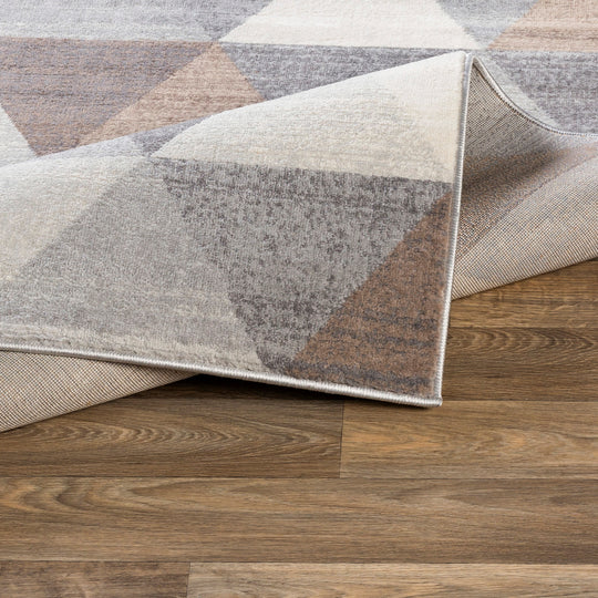 Tapis Scandinave Moderne Blanc/Marron Fujairah