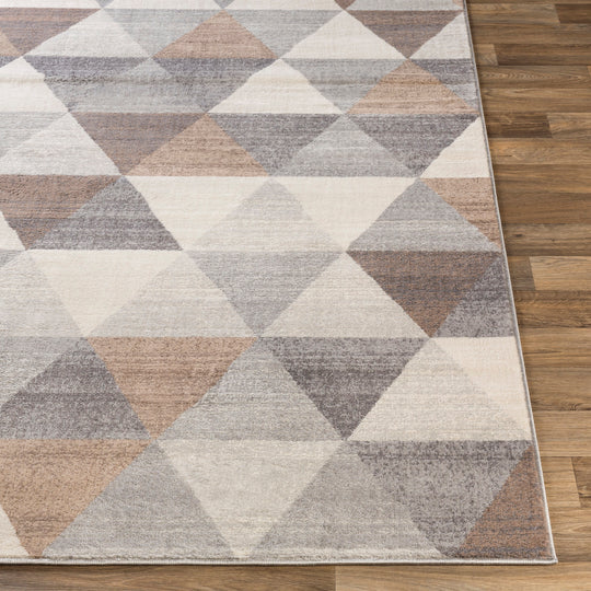 Tapis Scandinave Moderne Blanc/Marron Fujairah