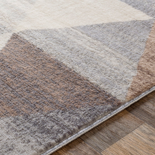 Tapis Scandinave Moderne Blanc/Marron Fujairah