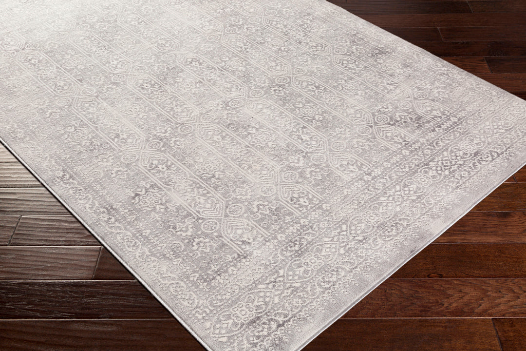 Tapis Vintage Oriental Blanc/Gris Ottawa