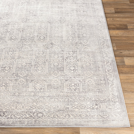 Tapis Vintage Oriental Blanc/Gris Ottawa