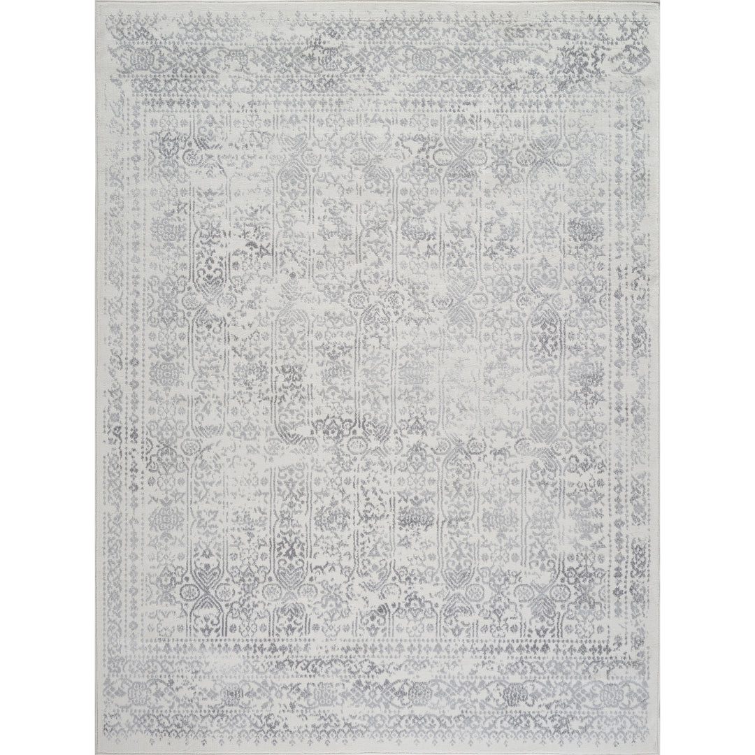 Tapis Vintage Oriental Ivoire/Gris Ottawa