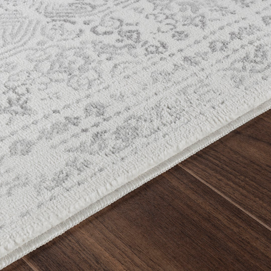 Tapis Vintage Oriental Ivoire/Gris Ottawa