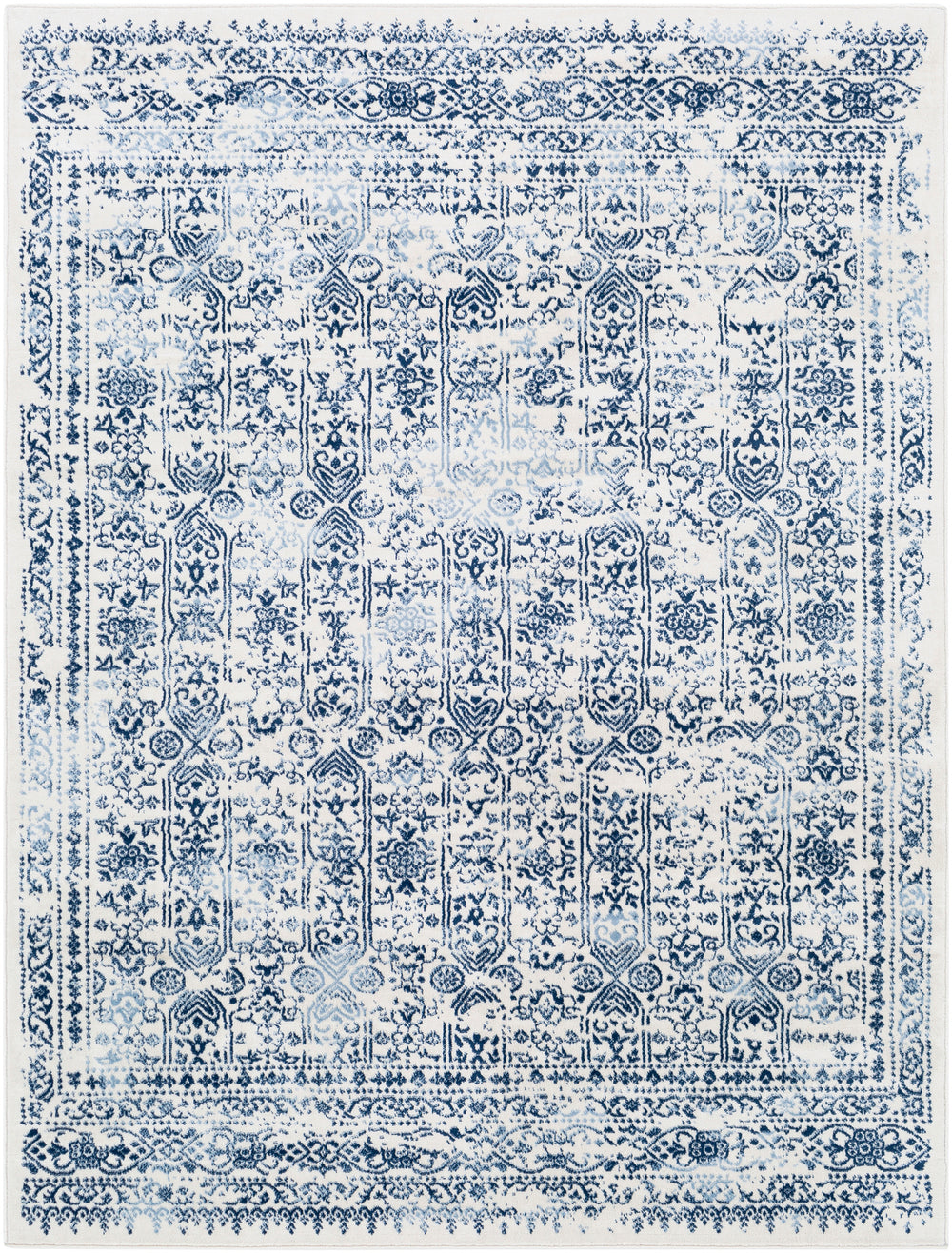 Tapis Vintage Oriental Bleu/Blanc Ottawa