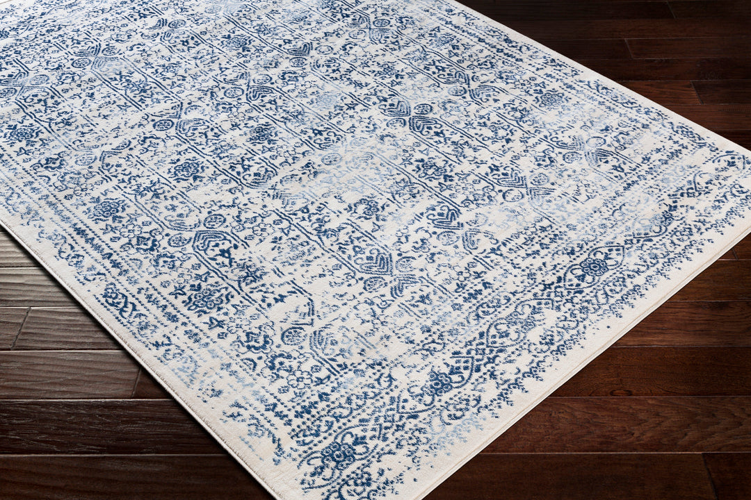 Tapis Vintage Oriental Bleu/Blanc Ottawa