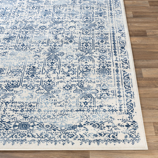 Tapis Vintage Oriental Bleu/Blanc Ottawa