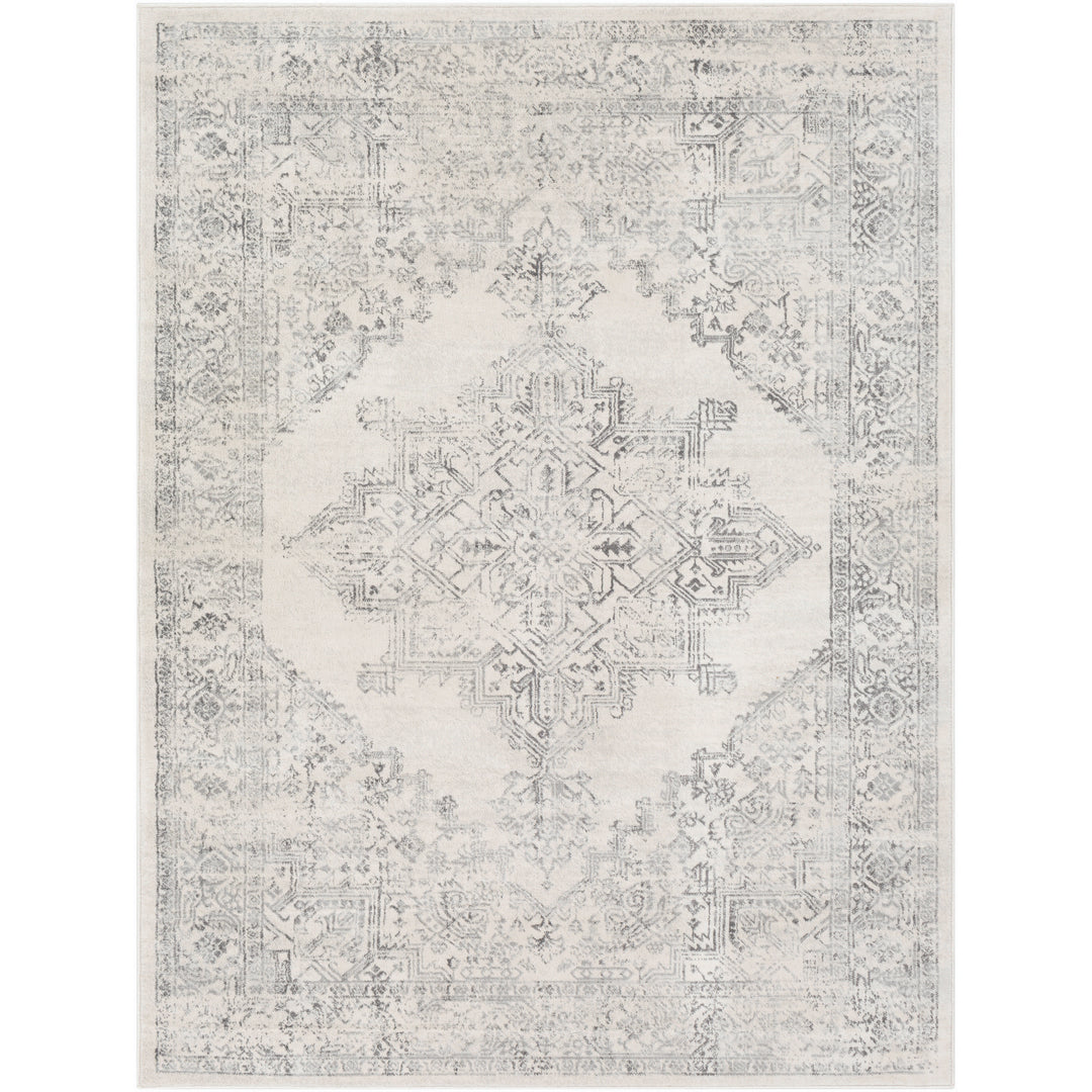 Tapis Vintage Oriental Blanc/Gris Kota