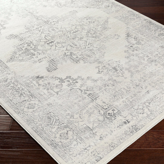 Tapis de Couloir Vintage Oriental Blanc/Gris Kota