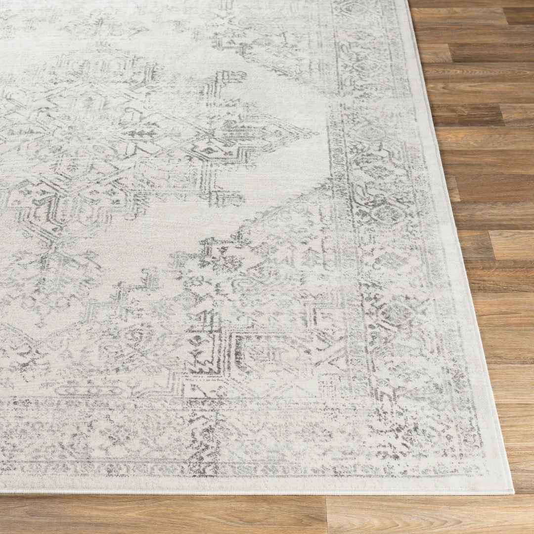Tapis de Couloir Vintage Oriental Blanc/Gris Kota