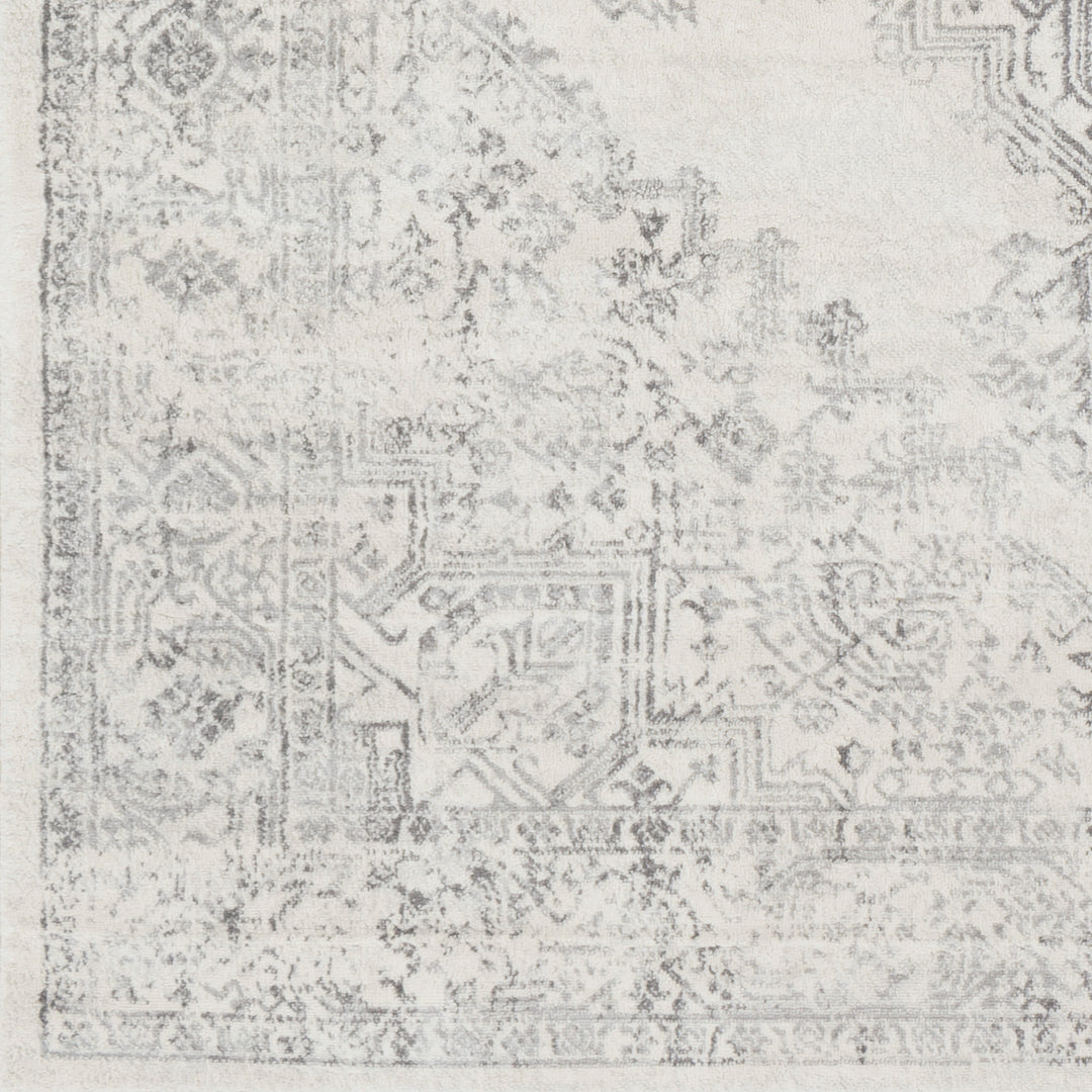 Tapis de Couloir Vintage Oriental Blanc/Gris Kota