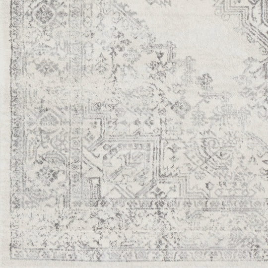 Tapis de Couloir Vintage Oriental Blanc/Gris Kota