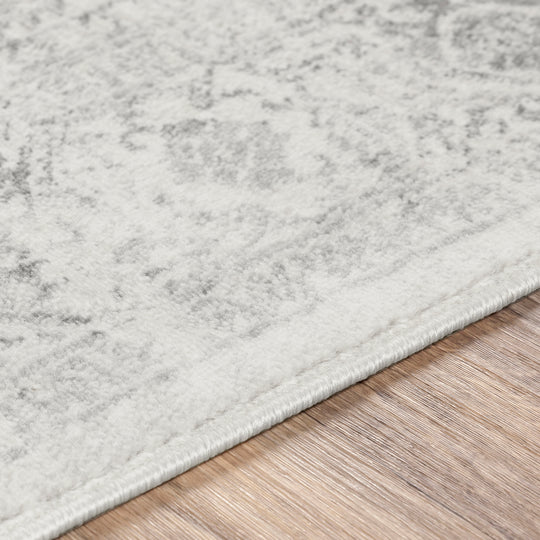 Tapis de Couloir Vintage Oriental Blanc/Gris Kota