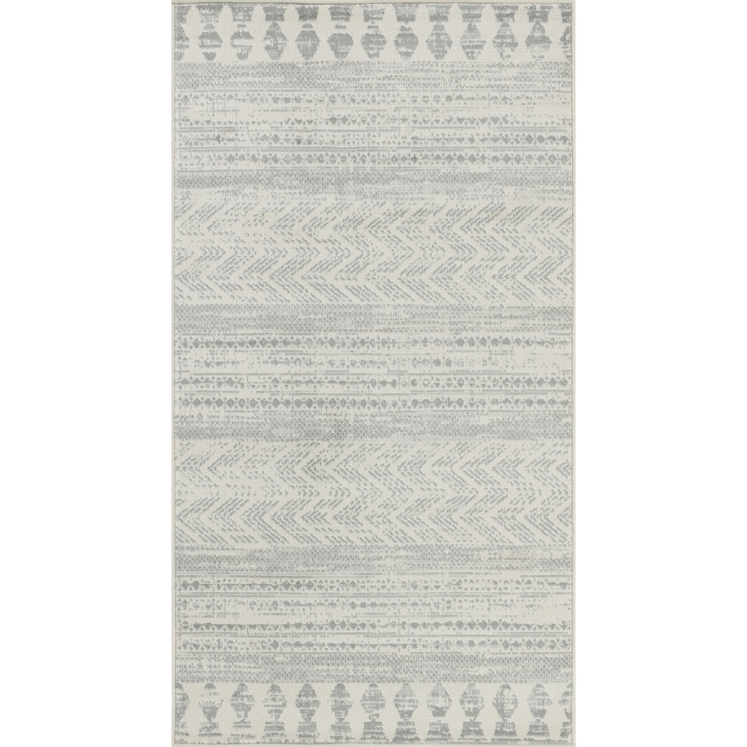 Tapis Scandinave Bohème Gris Mykonos