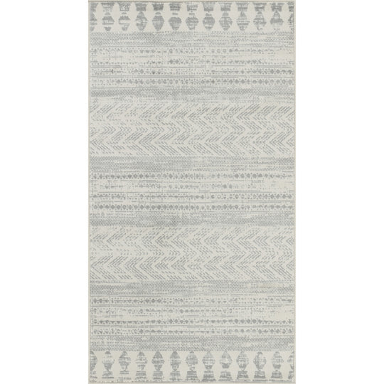 Tapis Scandinave Bohème Gris Mykonos