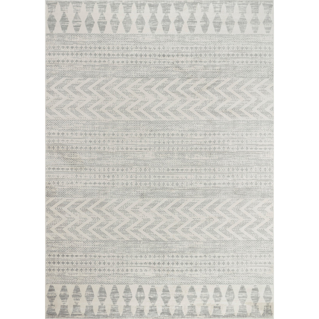 Tapis Scandinave Bohème Gris Mykonos