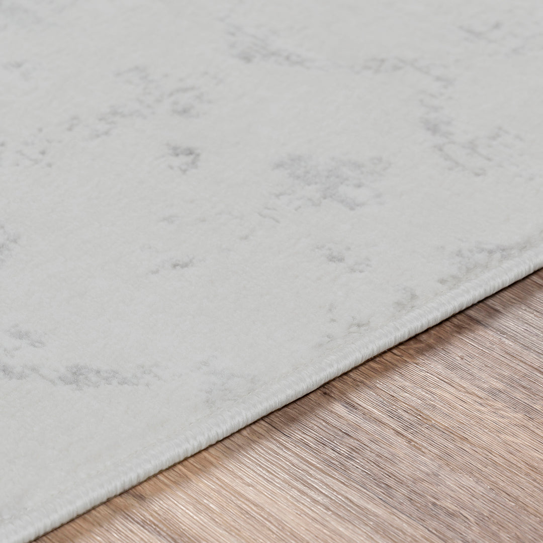 Tapis Berbère Ethnique Blanc/Gris Lyon