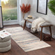 Tapis Couloir Scandinave Moderne Blanc/Gris/Bleu Dusel