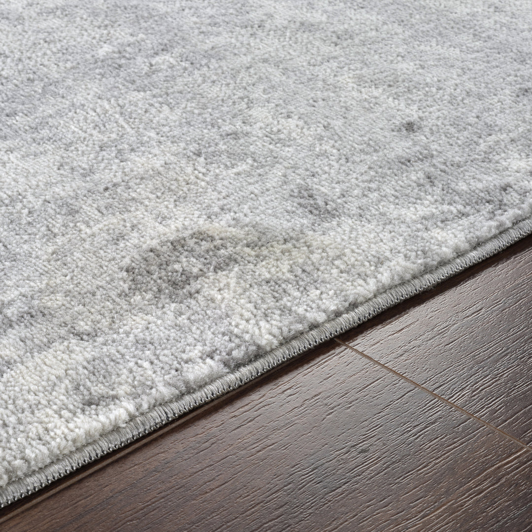 Tapis de Couloir Abstrait Utrecht Moderne Blanc/Gris