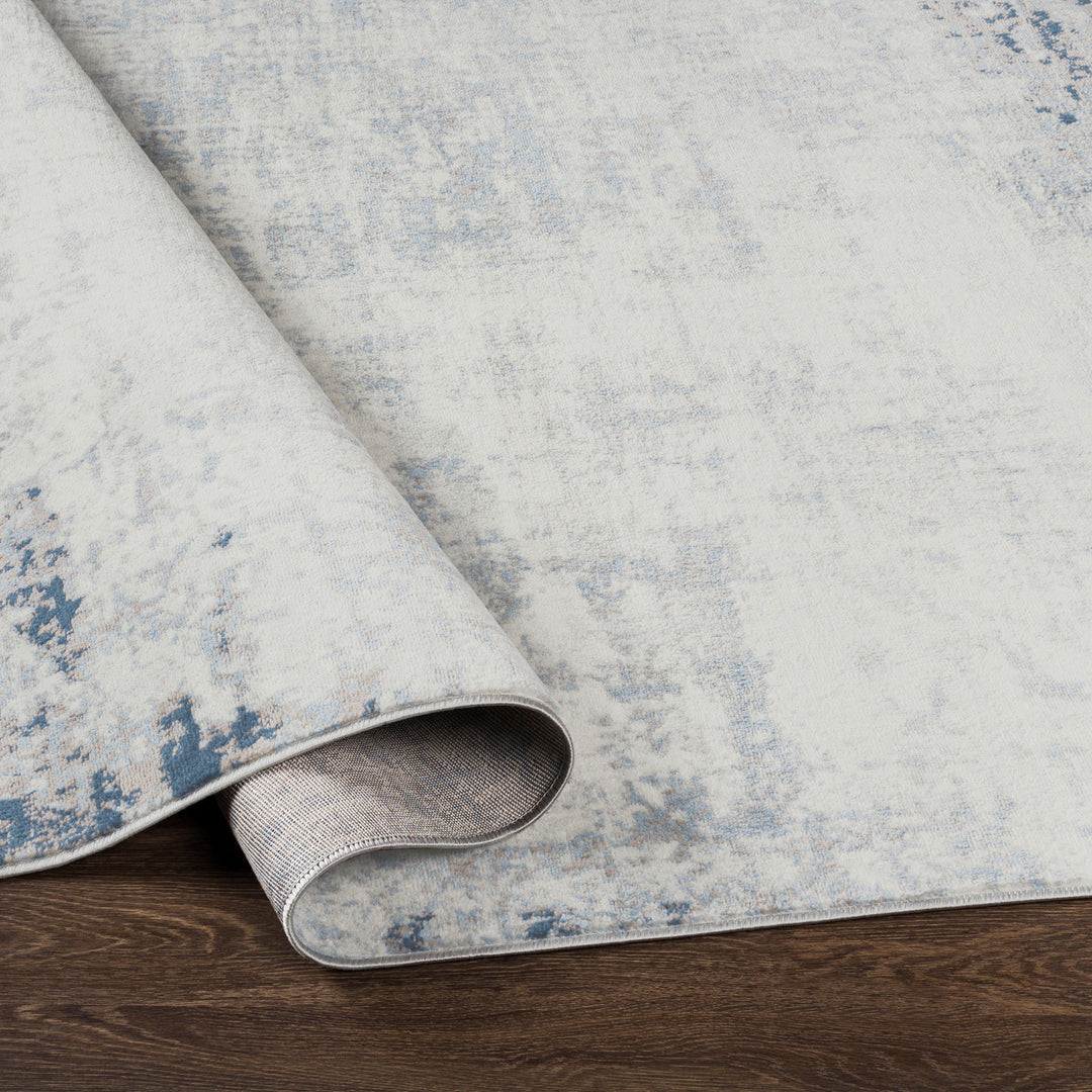 Tapis Abstrait Utrecht Moderne Gris/Bleu 160x215cm