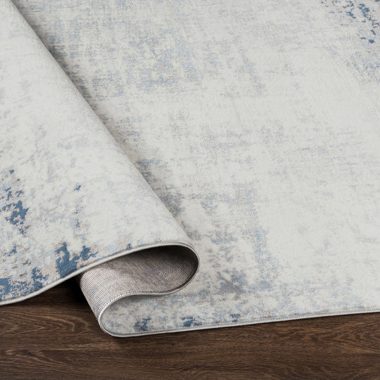 Tapis Abstrait Utrecht Moderne Gris/Bleu 160x215cm