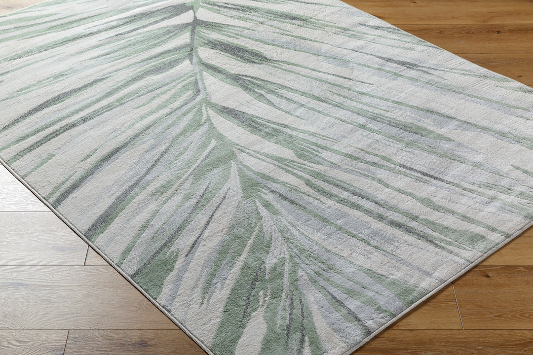 Tapis Scandinave Bohème Gris/Vert Cotia