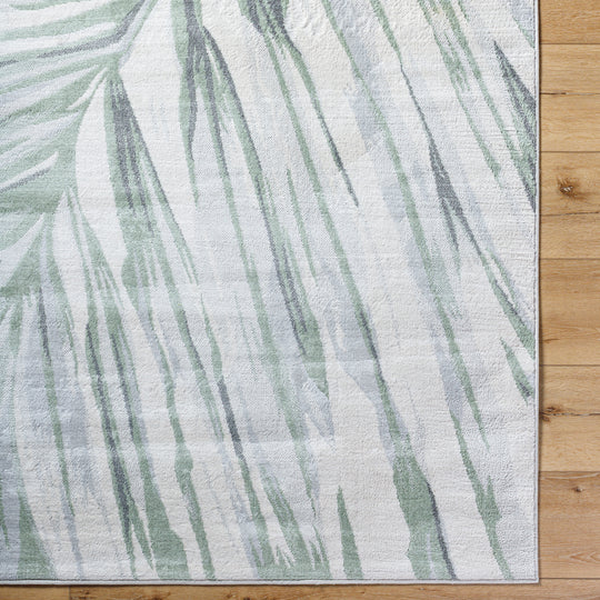 Tapis de Couloir Scandinave Bohème Gris/Vert Cotia