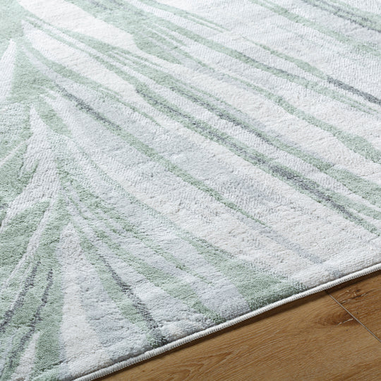 Tapis de Couloir Scandinave Bohème Gris/Vert Cotia