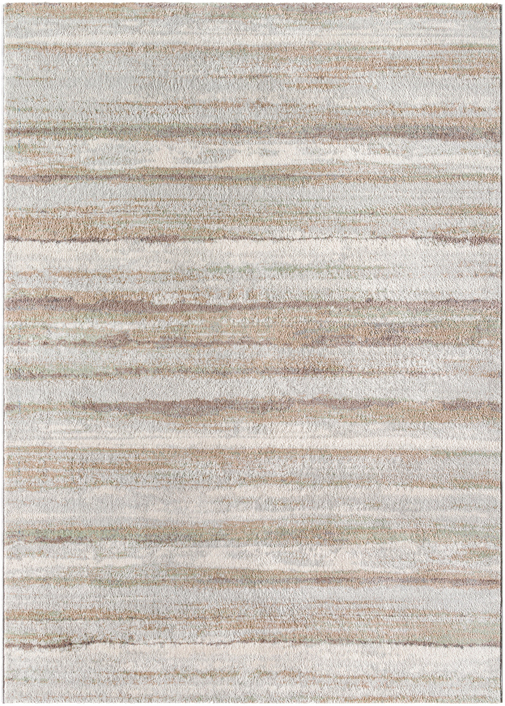 Tapis Scandinave Moderne Brun/Vert Dusel