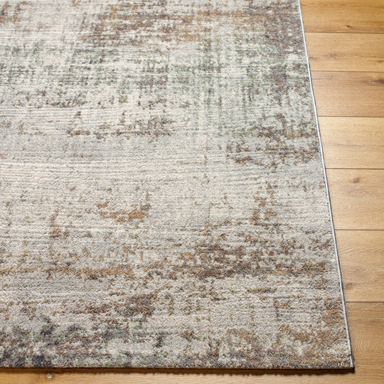 Tapis de Couloir Abstrait Utrecht Moderne Gris/Brun