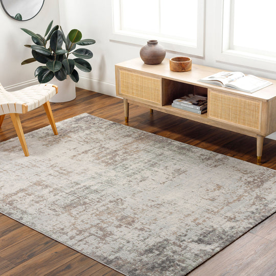 Tapis de Couloir Abstrait Utrecht Moderne Gris/Brun