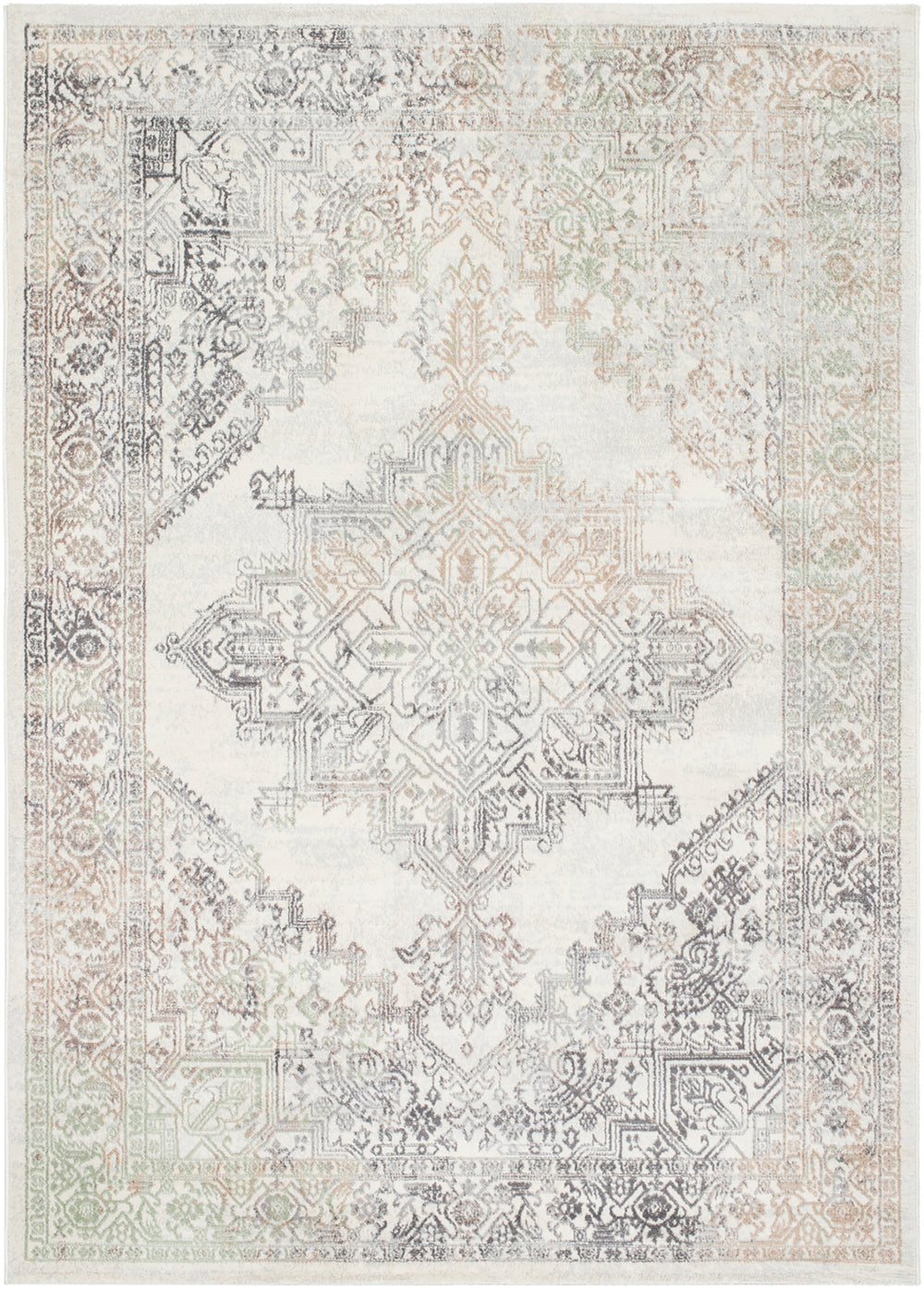 Tapis Vintage Oriental Gris/Brun Kota
