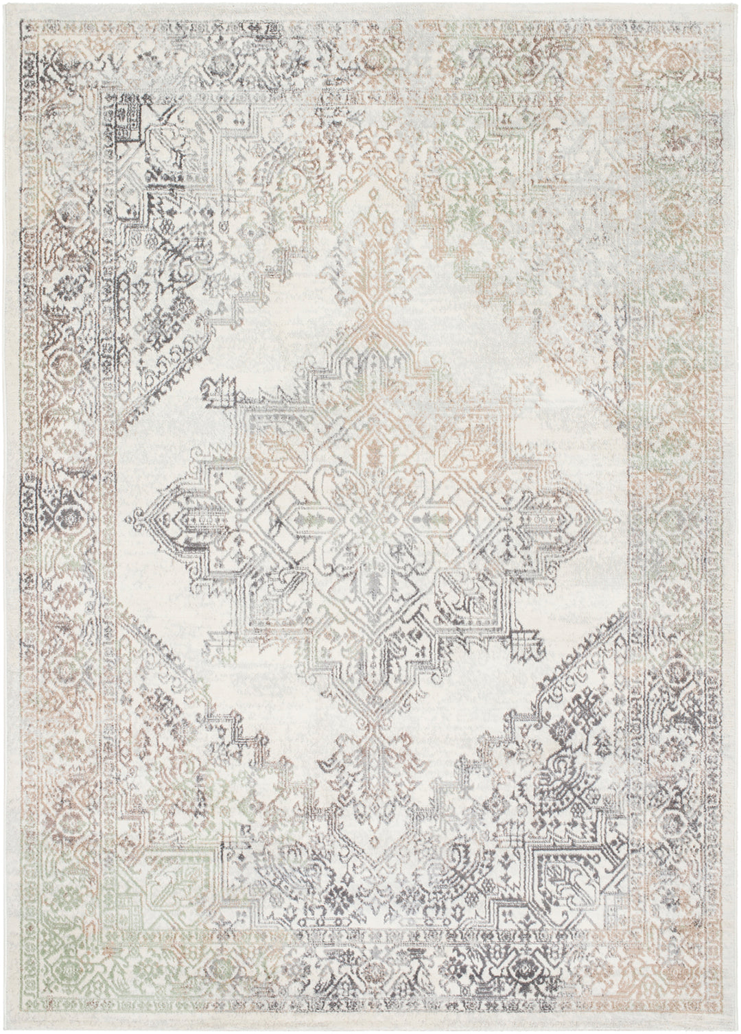 Tapis Vintage Oriental Gris/Brun Kota