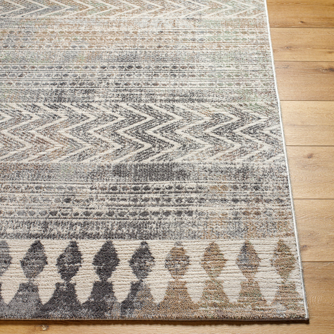 Tapis Scandinave Bohème Gris/Brun Mykonos