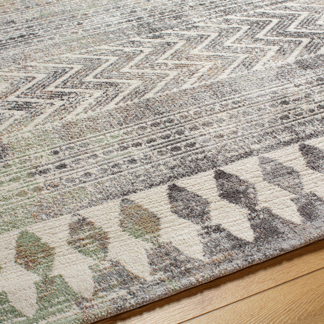 Tapis de Couloir Scandinave Bohème Gris/Brun Mykonos