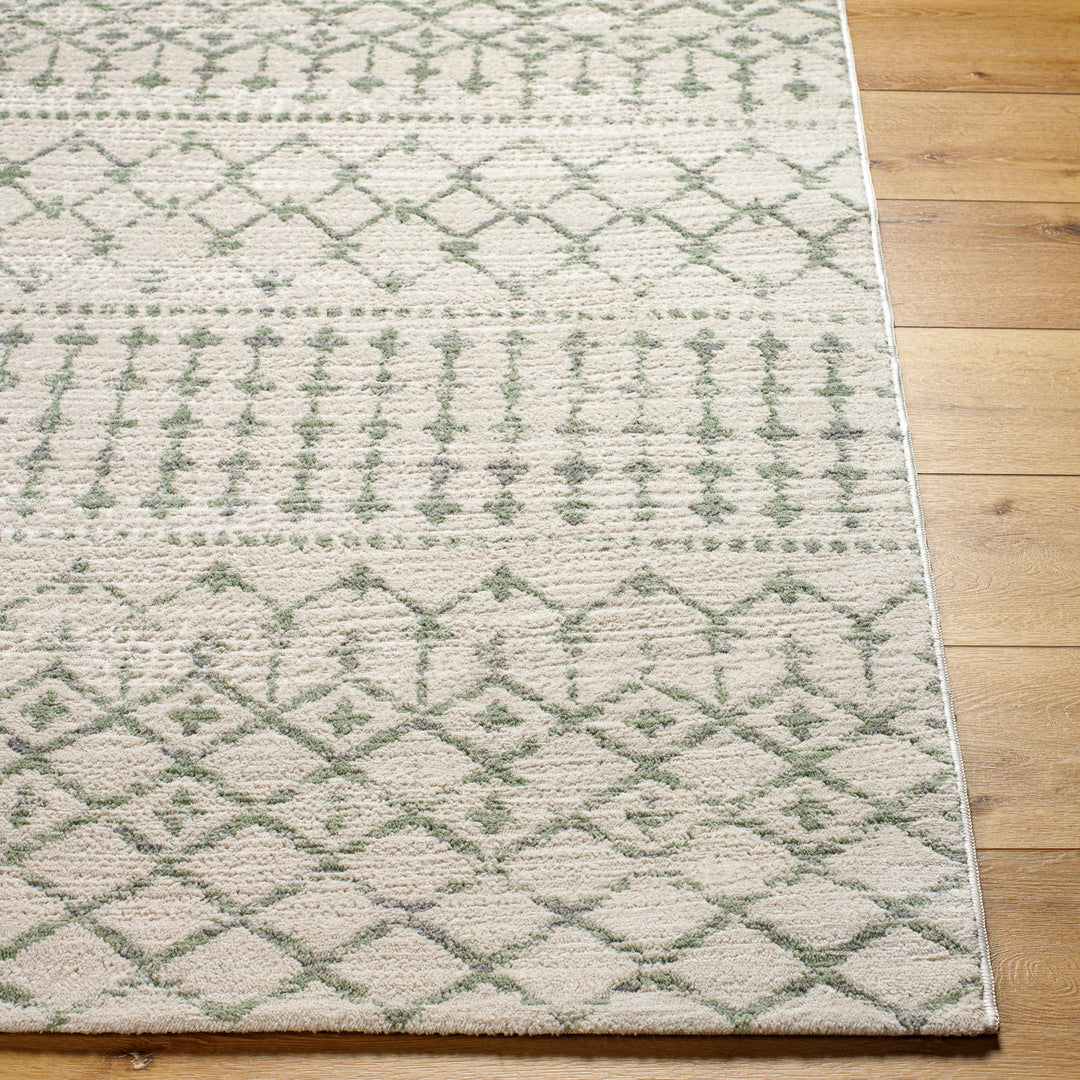 Tapis Berbère Ethnique Gris/Vert Iwata
