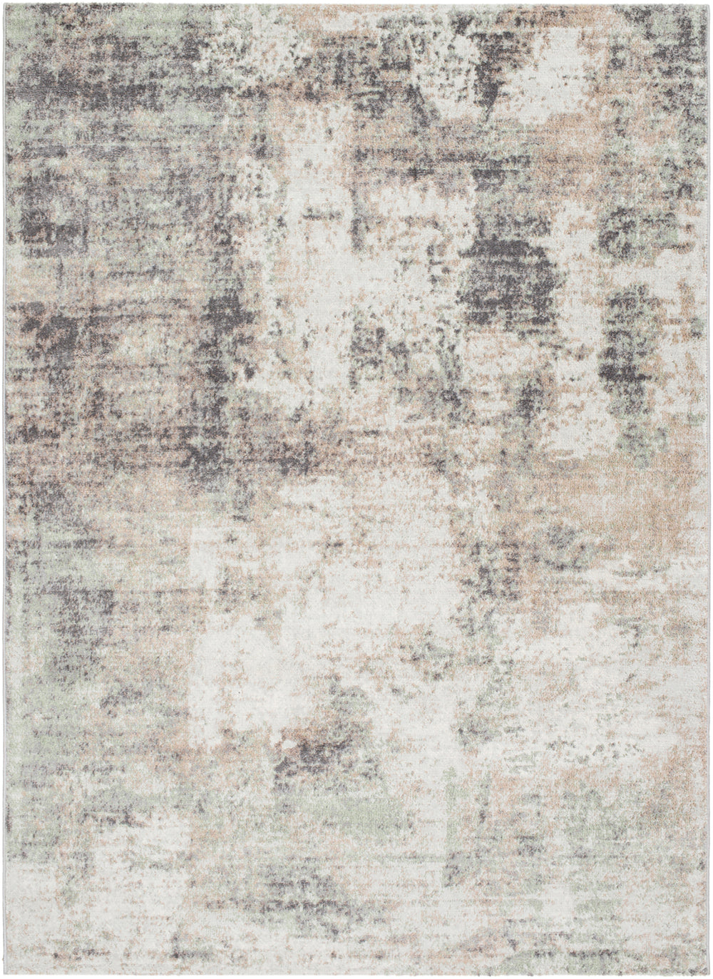 Tapis Abstrait Moderne Gris/Brun Jaito