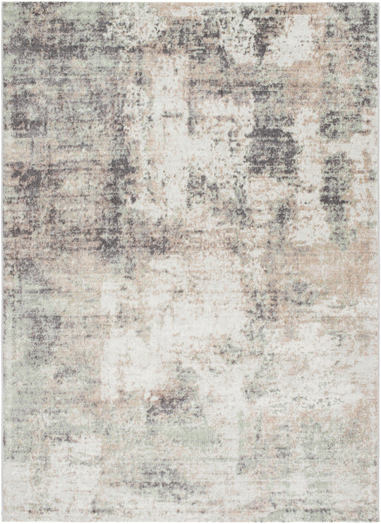 Tapis Abstrait Moderne Gris/Brun Jaito