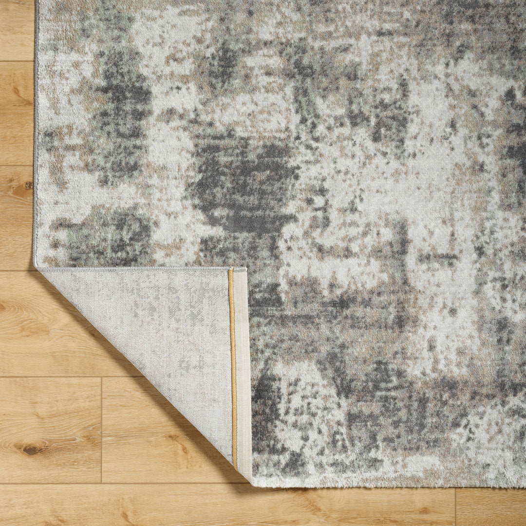 Tapis Abstrait Moderne Gris/Brun Jaito