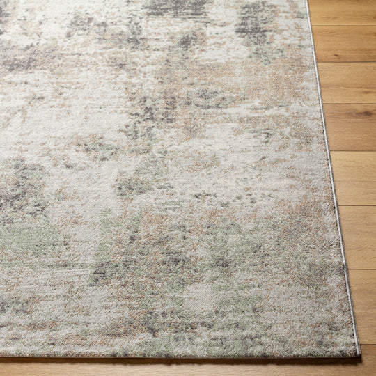 Tapis de Couloir Abstrait Moderne Gris/Brun Jaito