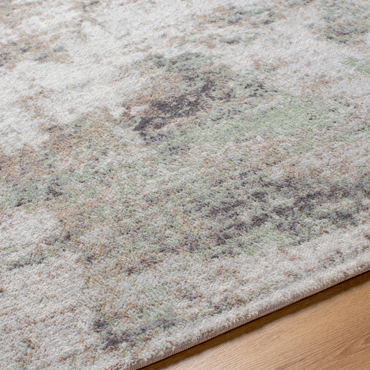 Tapis de Couloir Abstrait Moderne Gris/Brun Jaito