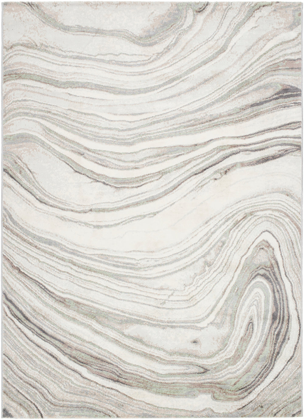 Tapis Scandinave Moderne Gris/Brun Kochi
