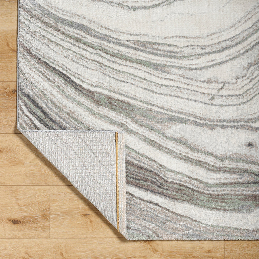 Tapis Scandinave Moderne Gris/Brun Kochi