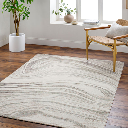 Tapis de Couloir Scandinave Moderne Gris/Brun Kochi