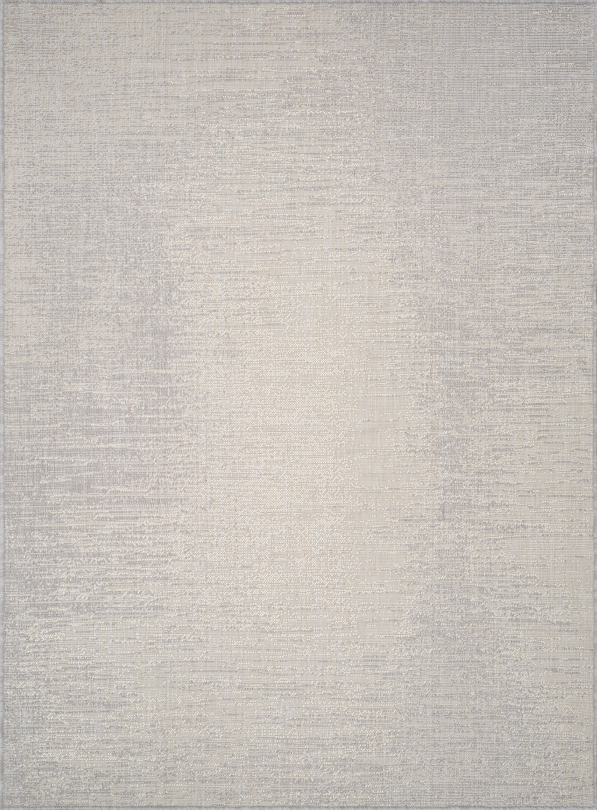 Tapis SURYA Bong extérieur, motif chiné gris et ivoire, vue 8