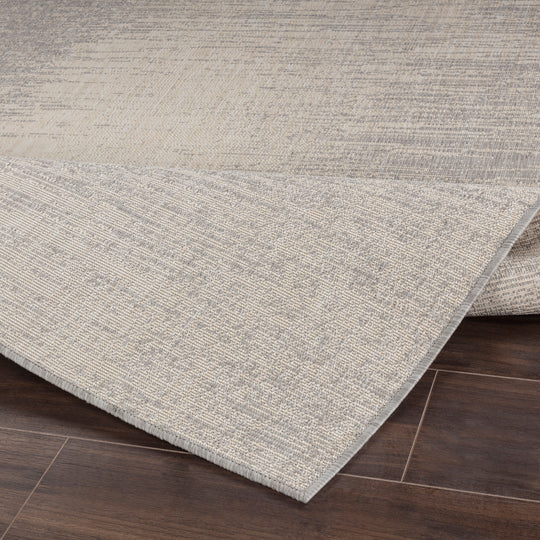 Tapis d'Extérieur/Intérieur Ivoire/Gris Bong