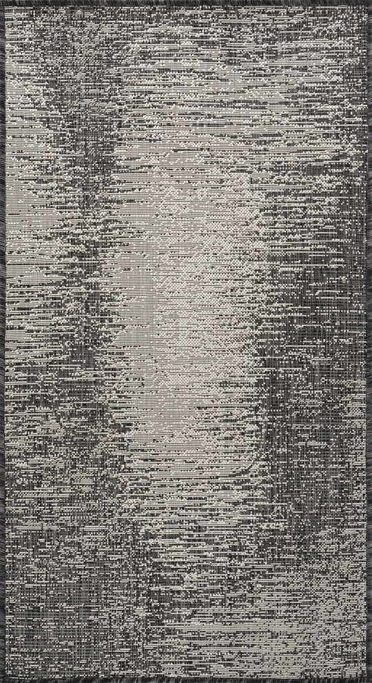 BONG Tapis d'Extérieur/Intérieur Ivoire/Gris 80x150