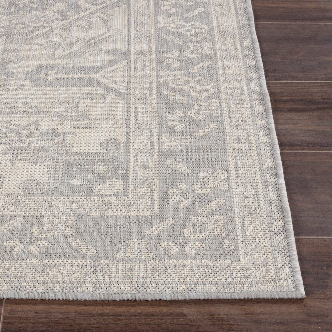 BALLARAT Tapis d'Extérieur/Intérieur Gris/Ivoire 160x213